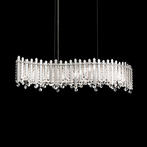 Chatter Seven Light Linear Pendant in Polished Stainless Steel (53|MX8346N-401S)