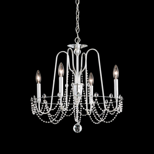 Esmery Four Light Chandelier in Polished Silver (53|AR1004N-40O)