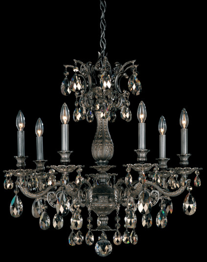 Milano Seven Light Chandelier in Parchment Gold (53|5677-27H)