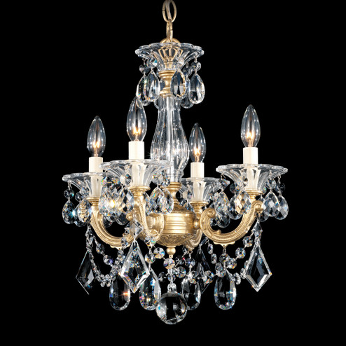 La Scala Four Light Chandelier in Florentine Bronze (53|5344-83S)