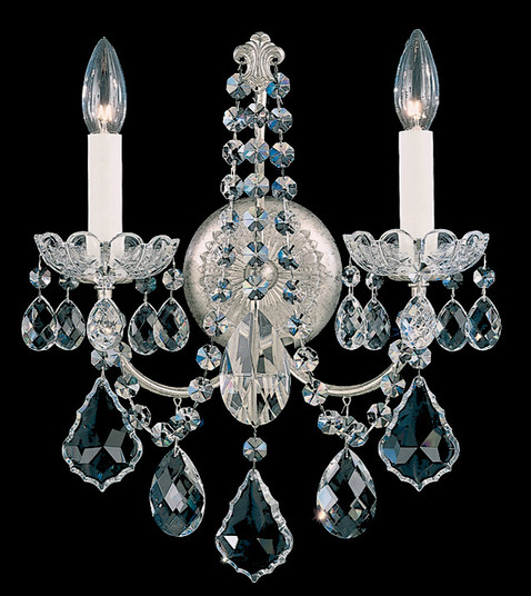 New Orleans Two Light Wall Sconce in Antique Silver (53|3651-48R)