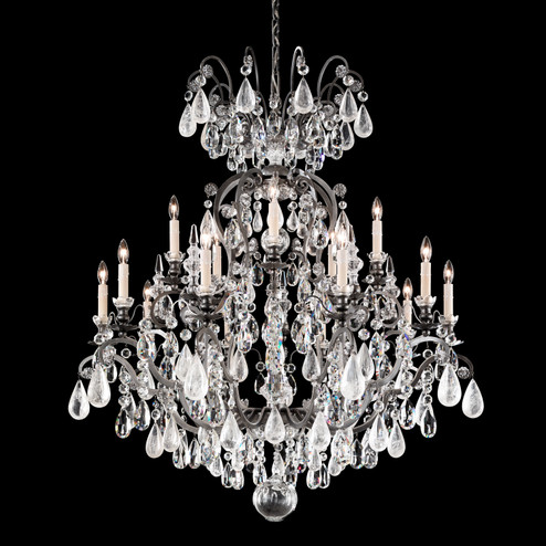 Renaissance Rock Crystal 16 Light Chandelier in French Gold (53|3573-26OS)