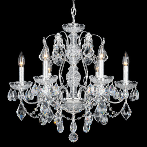 Century Six Light Chandelier in Black Pearl (53|1705-49)