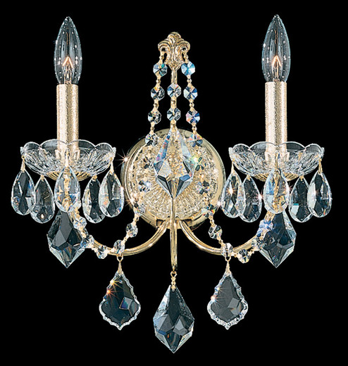 Century Two Light Wall Sconce in Antique Silver (53|1702-48)