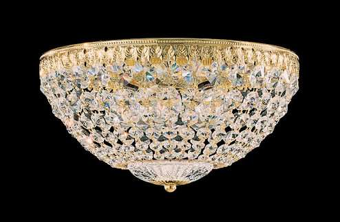 Petit Crystal Five Light Flush Mount in Silver (53|1562-40O)