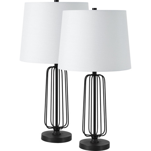 Shadia Table Lamp- Set in Matte Black (443|LPT1236-SET2)