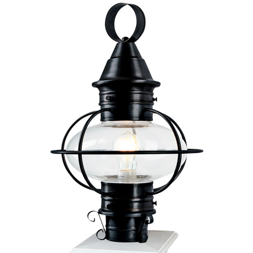 American Onion One Light Post Mount in Black (185|1710-BL-CL)