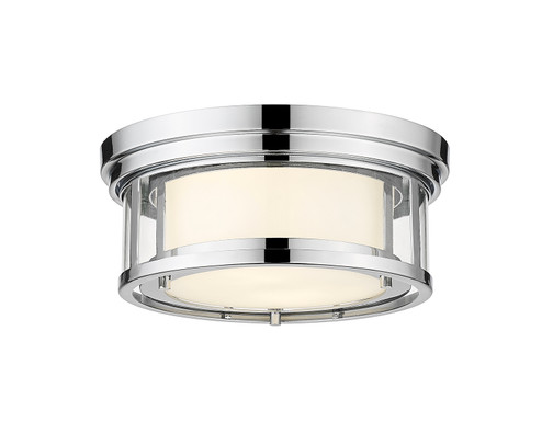 Willow Two Light Flush Mount in Chrome (224|426F12-CH)