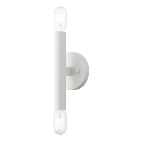 Copenhagen Two Light Wall Sconce in White (107|51132-03) Copenhagen Two Light Wall Sconce in White (107|51132-03)