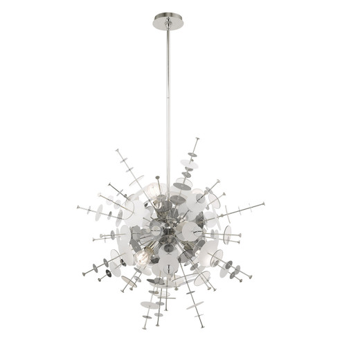 Circulo Six Light Pendant in Polished Chrome (107|40076-05)