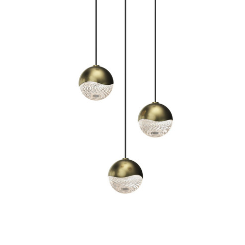 Grapes LED Pendant in Brass (69|2914.14-SML)