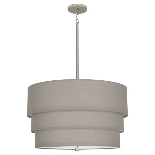 Decker Three Light Pendant in Polished Nickel (165|SG142)