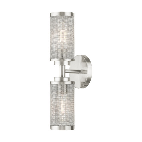 Industro Two Light Wall Sconce in Brushed Nickel (107|14122-91)