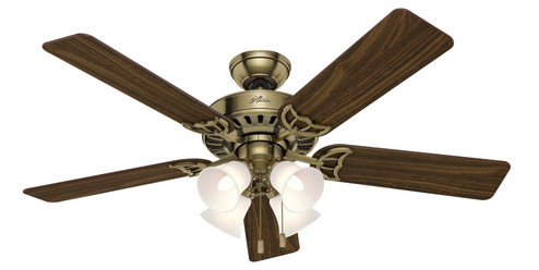 Studio Series 52''Ceiling Fan in Antique Brass (47|53063)