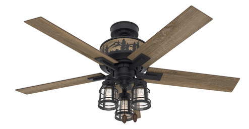 Vista 52''Ceiling Fan in Natural Black Iron (47|50169)