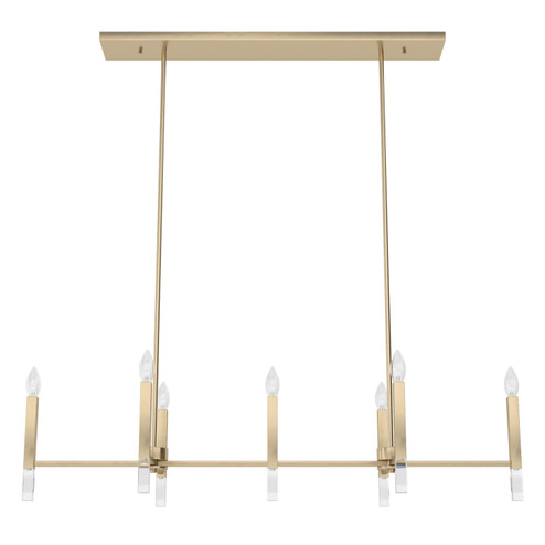 Sunjai Seven Light Chandelier in Alturas Gold (47|19986)