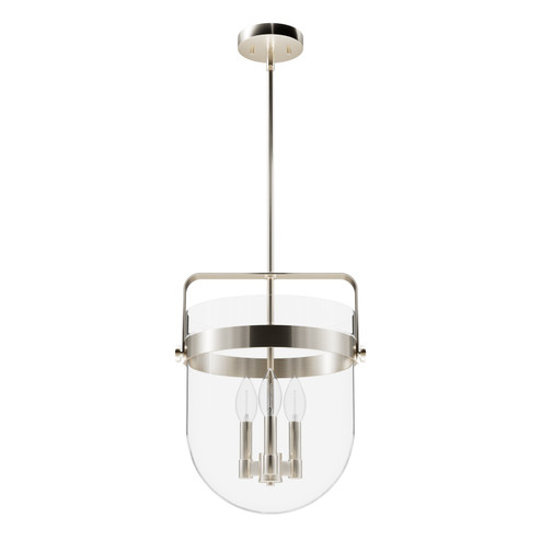 Karloff Three Light Pendant in Brushed Nickel (47|19830)