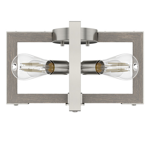 Woodburn Four Light Flush Mount in Brushed Nickel (47|19817)