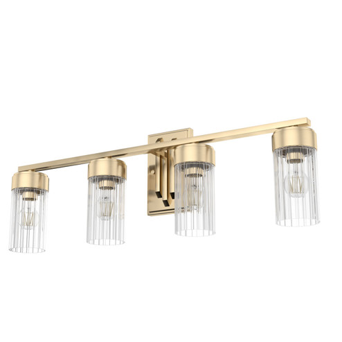 Gatz Four Light Bathroom Vanity in Alturas Gold (47|19686)