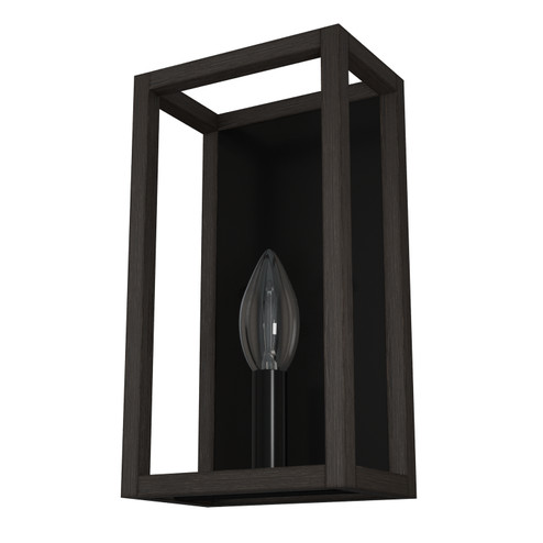 Squire Manor One Light Wall Sconce in Matte Black (47|19669)