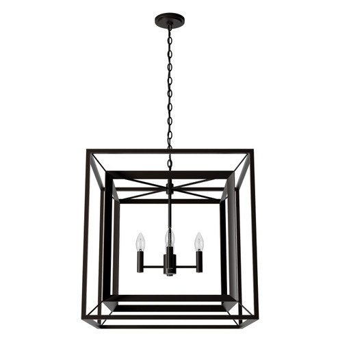 Doherty Four Light Chandelier in Onyx Bengal (47|19409)
