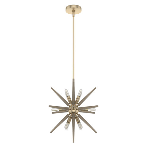 Jupiter Star 12 Light Pendant in Alturas Gold (47|19339)