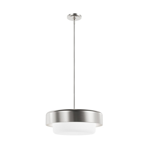 Station Three Light Pendant in Brushed Nickel (47|19274)