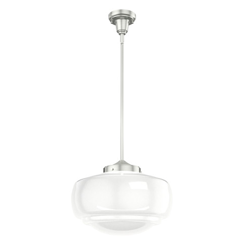 Saddle Creek One Light Pendant in Brushed Nickel (47|19194)