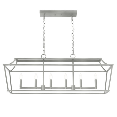Laurel Ridge Six Light Chandelier in Brushed Nickel (47|19079)