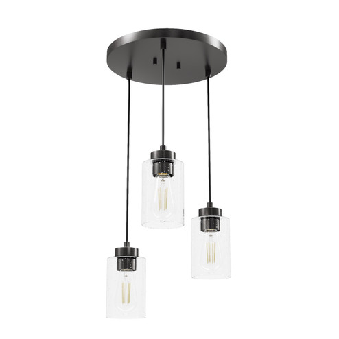 Hartland Three Light Pendant in Noble Bronze (47|13064)
