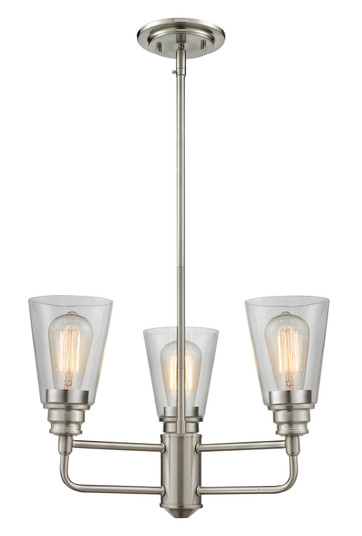 Annora Three Light Chandelier in Brushed Nickel (224|428-3-BN)