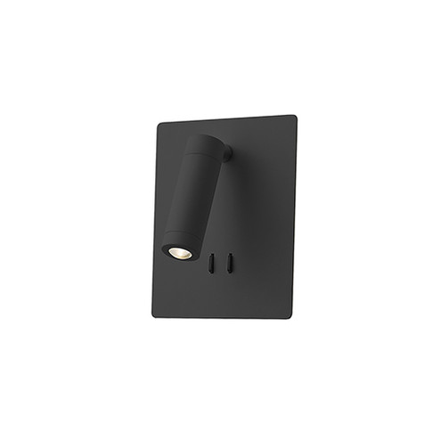 Dorchester LED Wall Sconce in Black (347|WS16806-BK)