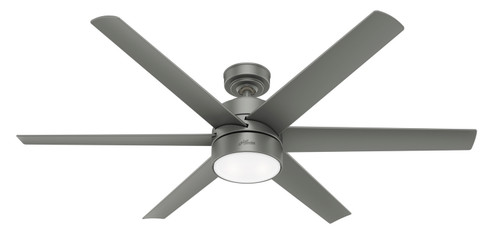 Solaria 60''Ceiling Fan in Matte Silver (47|59625)