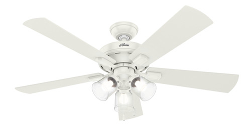 Crestfield 52''Ceiling Fan in Fresh White (47|54204)