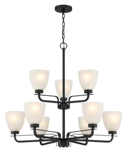 Kaitlen Nine Light Chandelier in Coal (7|4889-66A)