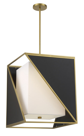 Aspect LED Pendant in Coal And Soft Brass (29|N7534-726-L)