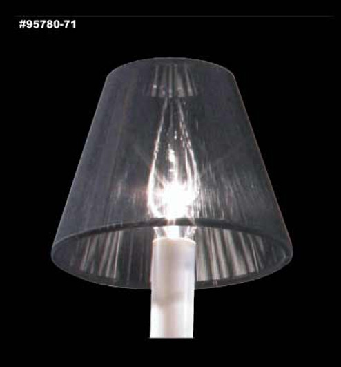 Shades & Accessories Clip-on String Shade in Black (64|95780-71)