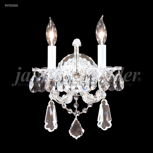Maria Theresa Royal Two Light Wall Sconce in Silver (64|94702S00)