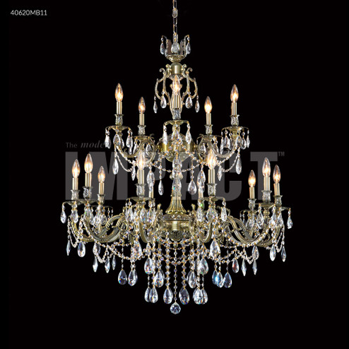 Brindisi 15 Light Chandelier in Monaco Bronze (64|40620MB11)