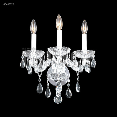 Palace Ice Three Light Wall Sconce in Silver (64|40463S22)
