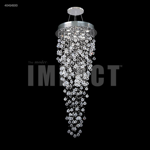 Crystal Rain Eight Light Chandelier in Silver (64|40414S00)