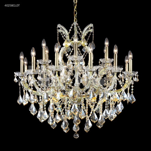 Maria Theresa 18 Light Chandelier in Gold Lustre (64|40258GL0T)