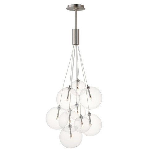 Burst LED Pendant in Satin Nickel (86|E25087-18SN)