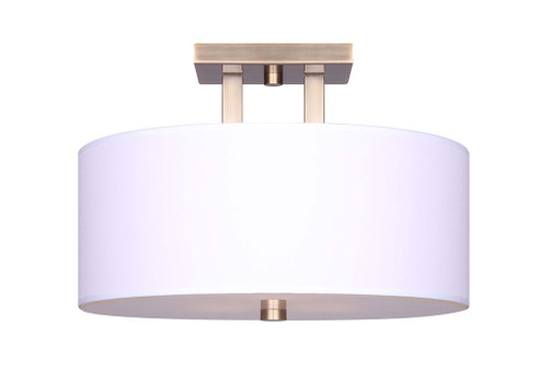 River Three Light Semi Flush Mount in Gold (387|ISF578A03GD)