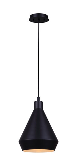 Byck One Light Pendant in Black (387|IPL1020A01BK)