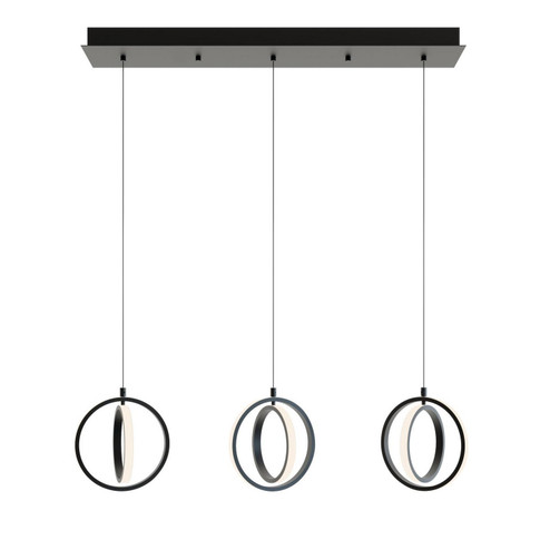 Lock LED Pendant in Black (162|LCKP09L30D1BKLNR3)