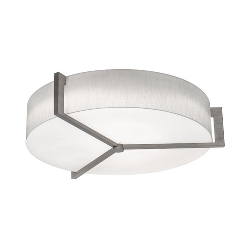 Apex Three Light Flush Mount in Linen White/Weathered Grey (162|APF2432MBWG-LW)