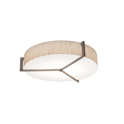 Apex Three Light Flush Mount in Jute/Weathered Grey (162|APF1932MBWG-JT)