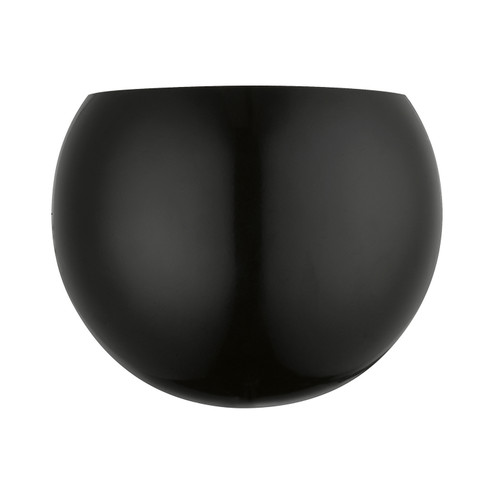 Piedmont One Light Wall Sconce in Shiny Black (107|40802-68)