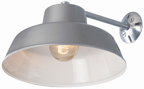 Barn Light One Light Barn Light in Gray - Aluminum (387|BL14CWS-O)